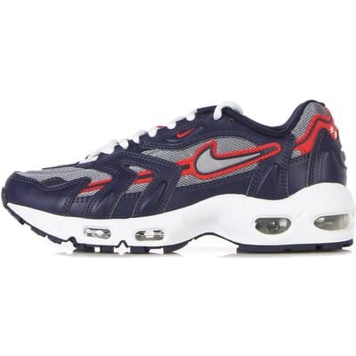 Air Max 96 Ii Lage herenschoen Midnight Navy/Metallic Silver/Cool Grey