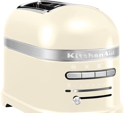 Kitchenaid Broodrooster - Artisan - 5KMT2204EAC- Toaster met 2 sleuven en verwijderbaar kruimelbakje - Amandelwit