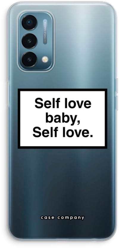 Case Company® - Hoesje geschikt voor OnePlus Nord N200 5G hoesje - Self love - Soft Cover Telefoonhoesje - Bescherming aan alle Kanten en Schermrand