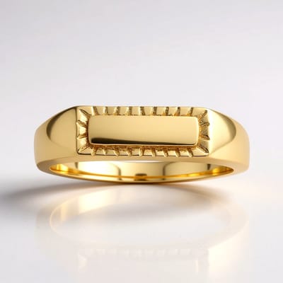 Cavill - Zilveren Ring - 925 Sterling Zilver Verguld - Modern Geometrisch Design - Elegante Minimalistische Sieraden voor Dames - Maat 17 18 19