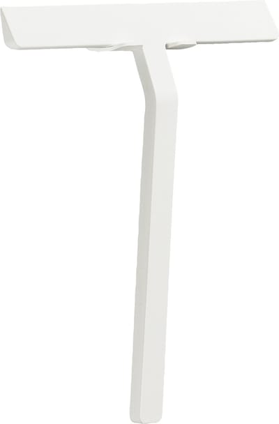 Zone Denmark Rim Schraper met houder 23 x 22 cm White- douchewisser - badkamer - trekker douche - siliconen materiaal - badkamer accessoires - douchecabine