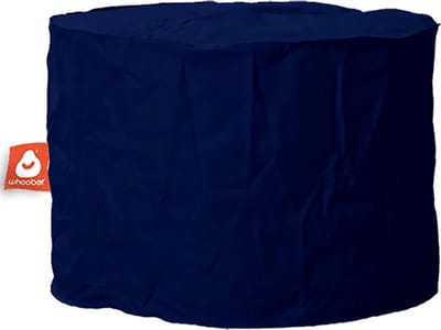 Whoober zitzak poef Rhodos outdoor marine blauw - Wasbaar - Voor binnen en buiten