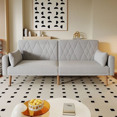 DESMIU Eetkamerstoel 63 x 58 x 77 cm - Kuipstoel Set Van 6 Met Armleuningen En Kussen - Voor Eetkamer En Woonkamer - Velvet Grijs