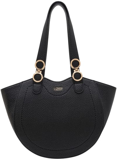 L.CREDI shopper schoudertas Pondria Shopper Black zwart