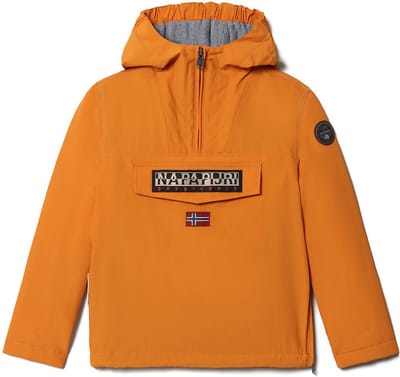 Napapijri Rainforest anorak met capuchon - Okergeel - Maat 176