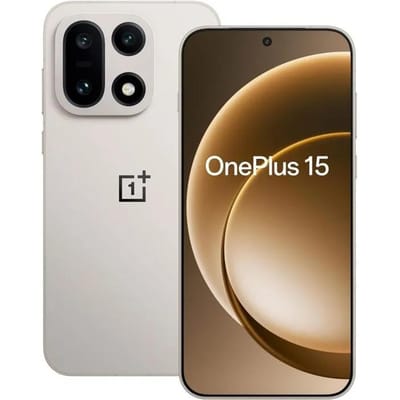 Gerenoveerde OnePlus 15 Smartphone, 12GB/16GB RAM, 256GB/512GB/1TB Opslag, 6.78” AMOLED, 5G 12+512GB beige