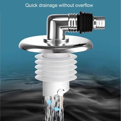 Dailygoods- Afvoerputje 3,4 Inch - Doucheafvoer - Afvoerplug - Afvoerstop - Geurpreventie - Eenvoudige aansluiting - Afvoer
