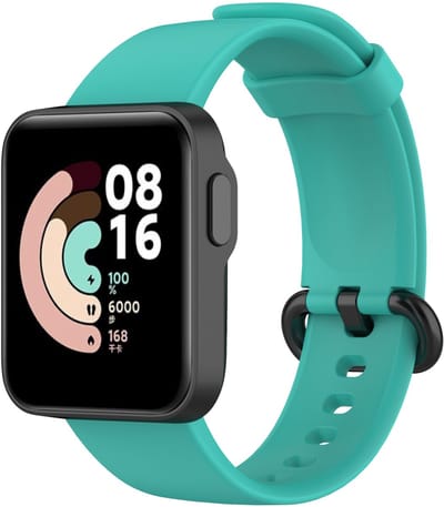 By Qubix - Classic siliconen sportbandje - Mint groen - Geschikt voor Xiaomi Mi Watch Lite / Redmi Watch