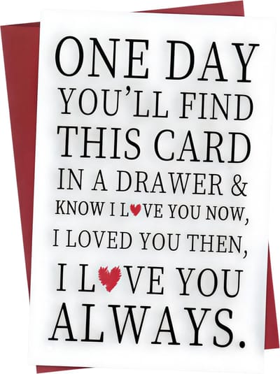 Liefdevolle Jubileumkaart “I Love You Always” – Romantische Wenskaart voor Hem & Haar – Valentijn, Bruiloft, Moeder & Geliefde