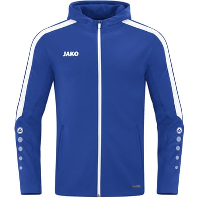 Jako Power Jas Met Kap Kinderen - Royal | Maat: 128