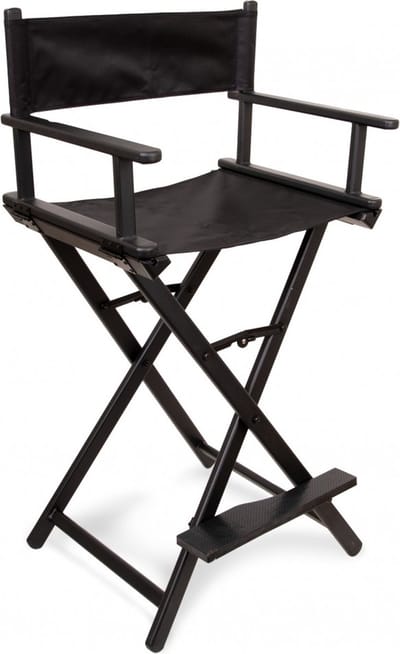 2 x Make-Up stoel zwart deluxe