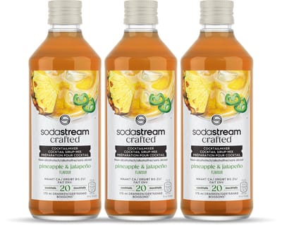Sodastream Crafted Mixers Pineapple Jalapeno Siroop - 3 pack