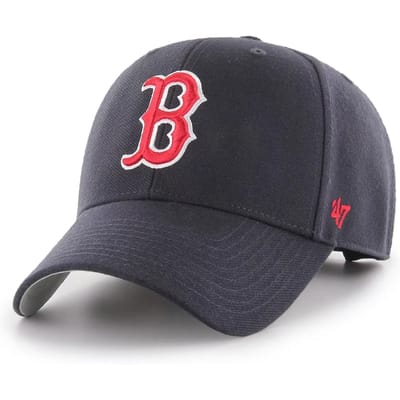 Brand '47 - MLB - Honkbalpet - Baseball Cap - MVP - Wol - Logo Cap - Boston Red Sox - Verstelbaar - Volwassenen - Donkerblauw - One Size
