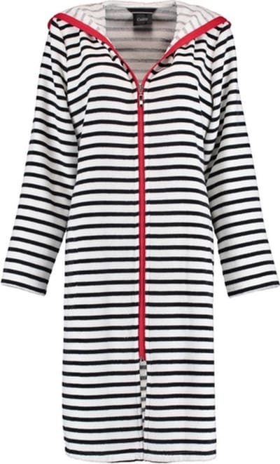 Badjas Cawö Women 1244 Zwart Wit-36