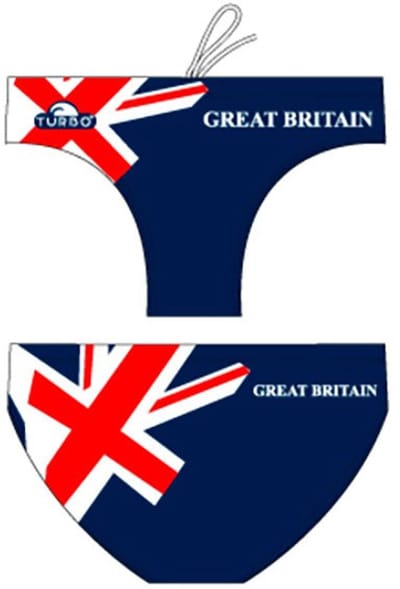Turbo England-great Britain Zwemslip Blauw S Man