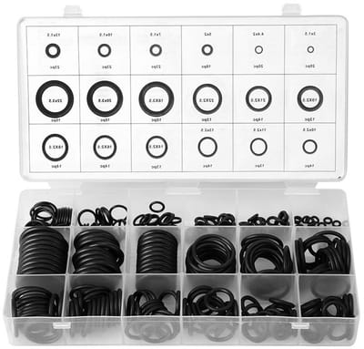 O-ring assortiment van 279 stuks voor hydraulische installaties - Complete set met afdichtingen en ringen voor diverse toepassingen