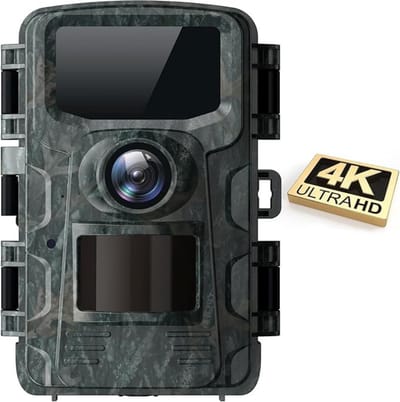 Professionele Wildcamera – Met Nachtzicht – Voor Buiten – No Glow - 120° Groothoek – IP66 Waterbestendig – 2.0” Scherm – Camouflage