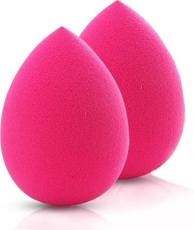 LYVION Make-up Blender Roze - Powder Puff Sponsje - Blending Foundation Pink - set van 2