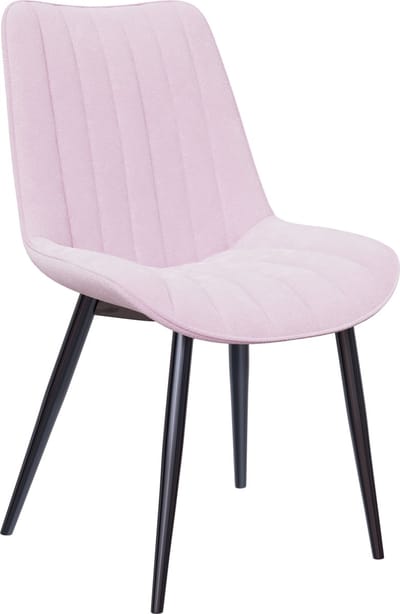 HOMAVO Eetkamerstoelen YZ1 – Set van 2 – Velvet – Ergonomisch – 53×62,5×88 cm – Roze