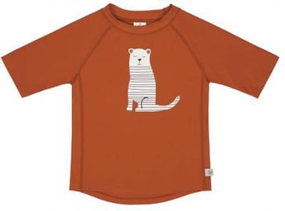 Lässig Zwemshirt Rashguard Korte Mouw Splash & Fun tijger -rust 62/68 - 3-6m
