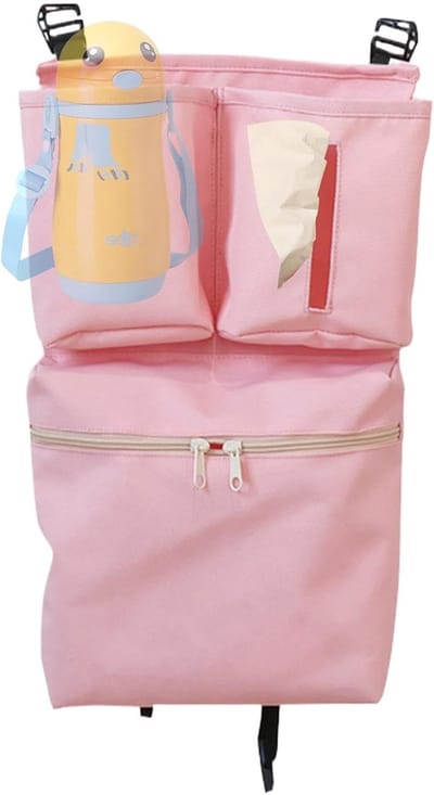 Kinderwagen Organizer - Buggy tas - Baby spullen meenemen - Waterproof Oxford stof - 20 x 5 x 30 cm
