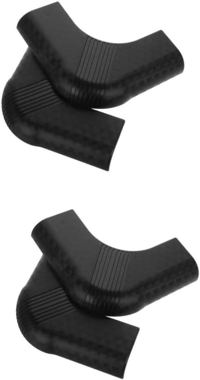 Allecto Plus - Hoekbescherming Meubilair Nylon Zwart - 2st - Tafelhoekbescherming Biljart Zwembadaccessoires