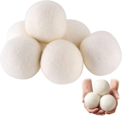 XL Droogballen - 8cm Droogballen voor Wasdroger - Natuurlijke Wol Droogballen - Herbruikbare Droogballen voor Donsjacks - Tennisballen