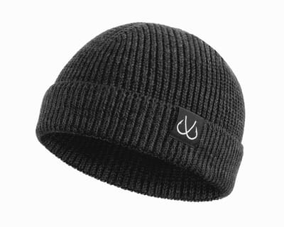 Fish Master Beanie Vis Vishaken Muts Zwart Vismuts Lichtgewicht Vissen Winter Wintermuts Outdoor