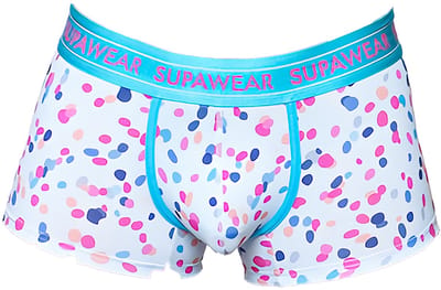 SUPAWEAR Sprint Trunk Ditsy Dots - MAAT M - Heren Ondergoed - Boxershort voor Man - Mannen Boxershort