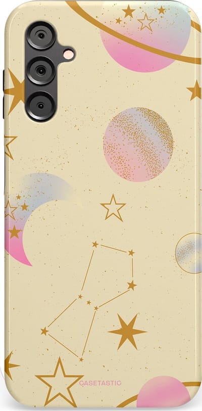 Casetastic Hoesje Geschikt voor Samsung A14 (5G/4G) - Stijlvolle Beschermende Duo-layer Case - Zomerse nacht