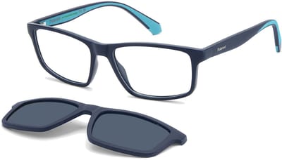 Polaroid PLD D622/C Matte blue 56/16/145 MAN Brilmonturen