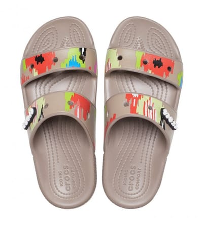 Crocs Classic Ikat Sandalen Bruin/Multi Maat 45/46 US M11