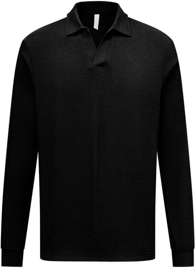 ALLTHEMEN Herren Katoenen shirt - kabelbreipatroon - S