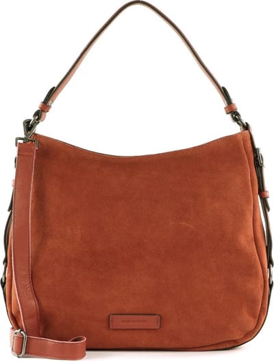 FREDsBRUDER Leren Schoudertas Sylvin Hobo Brick Rood