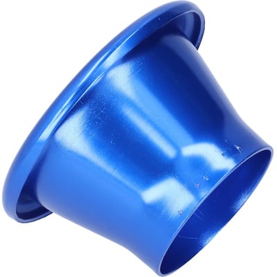 2.6in Koude Luchtinlaat Turbo Hoorn Velocity Stack Adapter CNC Aluminium Auto Modificatie Onderdeel Zilver blauw