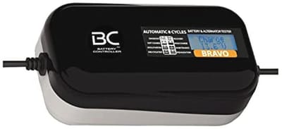 Digitale acculader met LCD - 12V onderhoudslader voor auto- en motoraccu's, 2A