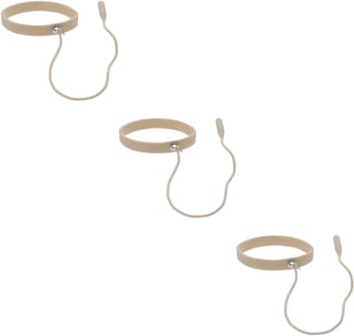 Pincet Houder - Armband Houder - Wimper Verlenging - Flexibel Siliconen - 3 Stuks - Beige