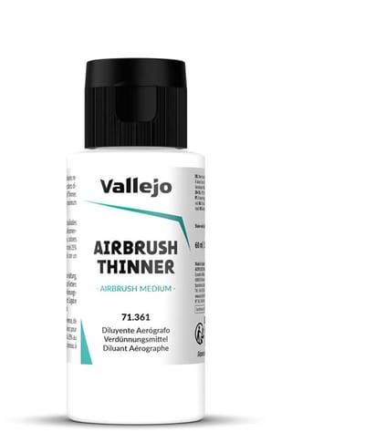 Vallejo Hobbyverf - 71361 Airbrush Thinner (60 ml) Verdunner - 60 ml
