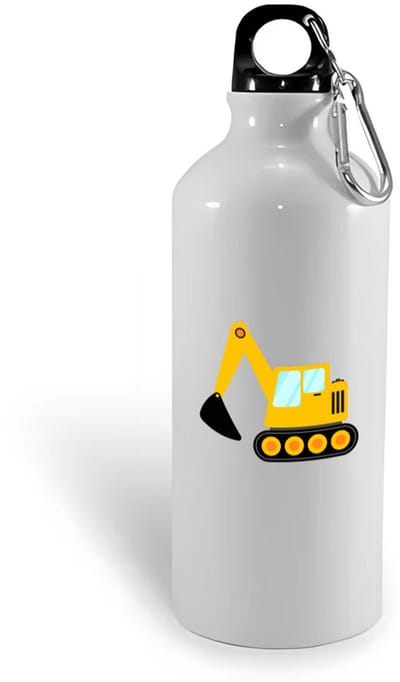 Hacebo® - Shovel waterfles - Trekker - Bouwmeester - Werken in de bouw - bouwer - bouwvakarbeider - klusjesman - water fles - 400ML