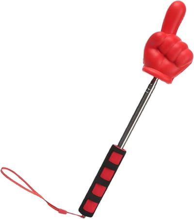 Telescopische lerarenaanwijzer - wijzer klaslokaal vinger | Uitschuifbare wijzer Stick voor klaslokaal | Intrekbare Hand Pointer Vinger Pointer Stick | Klaslokaal Pointer Voor Elementaire