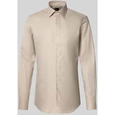 Slim fit businessoverhemd met extra lange mouw model 'HANK'