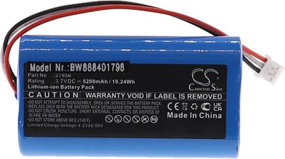 Digitale Radio Accu - Vervangende Batterij - Lang Luisteren - Hoge Capaciteit 5200mAh - 37 Volt