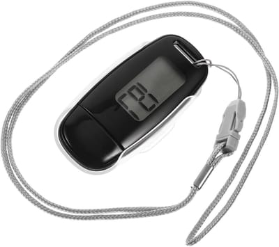 Stappenteller Clip - Activiteitentracker Clip-on - Fitness Doelen Bereiken - Groot Helder Scherm - 3 x 2 x 1 cm