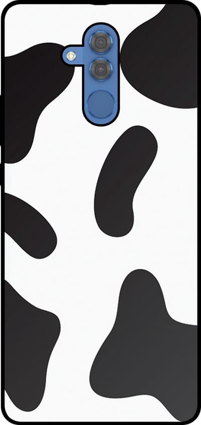 Smartphonica Telefoonhoesje Geschikt voor Huawei Mate 20 Lite met Koeienvlekken Opdruk - TPU Backcover Case With Cow Patches Design geschikt voor Huawei Mate 20 Lite