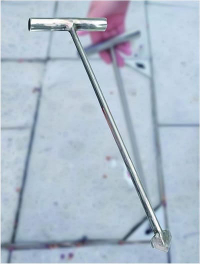 Putdeksel Haak - T-greep Hefgereedschap - Zwaar Tilwerk - Antislip Handgreep - 20-100 cm - Zilver