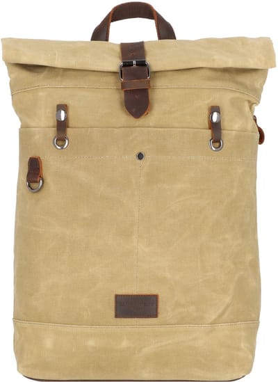 Jack Kinsky Dakar rugzak 44,5 cm laptopvak - 43cm (17 duim) - sand