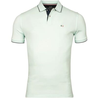 Giordano Polo Nico Signature Two-Ply Supima Cotton Piqué Tipping Detail Pastel Groen / male
