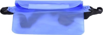 Waterdichte Leuke Heuptas Doorzichtig Deep Blue 17X22cm - Waterproof - Kano - Vakantie - Regen - Op Reis - Reizen - Waterdicht