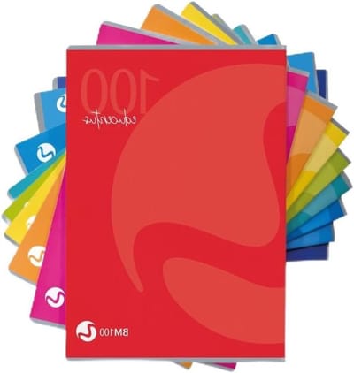 Leerschrift A4 - Schrijfschrift Q - Netjes Schrijven Leren - Gekleurde Lijn Hulp - 5mm Ruitjes Rand - Diverse Kleuren