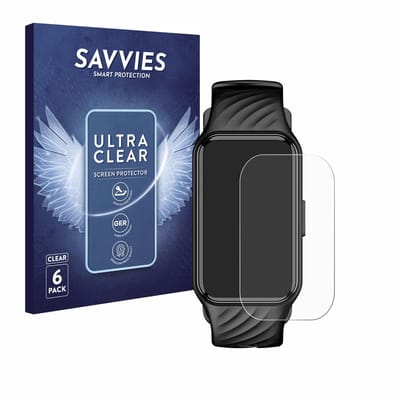 Savvies - Screenprotector voor Blackview R10 1.47" - Folie Beschermfolie transparant 6 Stuks